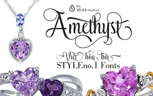 Font chữ mềm mại SVN-Amethyst Việt hóa