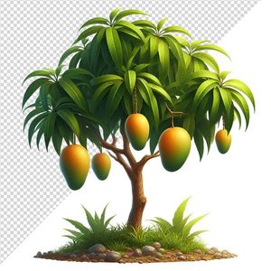Ảnh cây xoài file PNG chất lương cao - S072