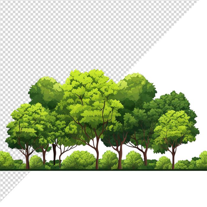 Ảnh dặng cây vector file PNG chất lượng cao - S042
