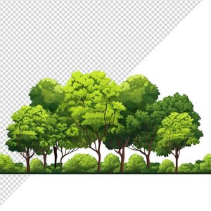 Ảnh dặng cây vector file PNG chất lượng cao - S042