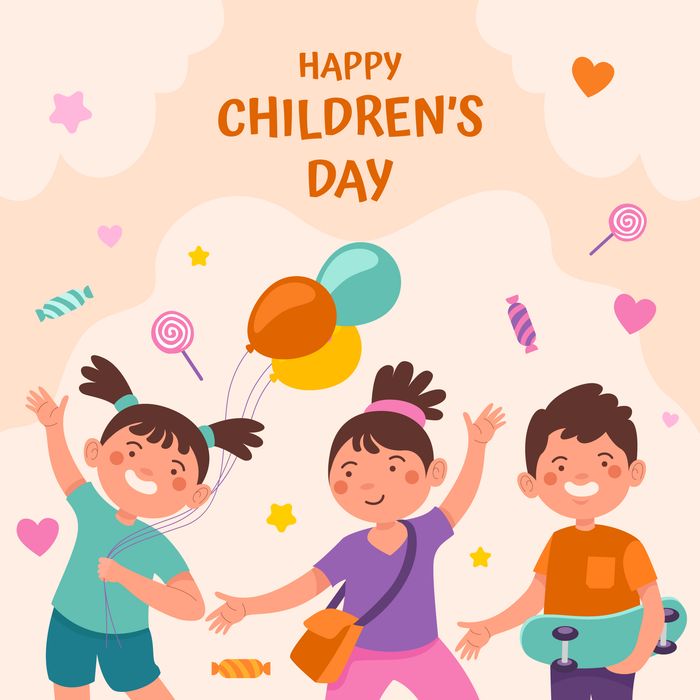 Mẫu poster trẻ em vui chơi mừng ngày lễ của trẻ - CR971