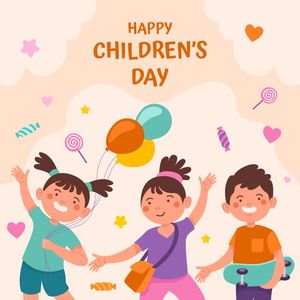 Mẫu poster trẻ em vui chơi mừng ngày lễ của trẻ - CR971