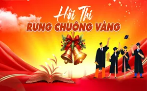 Mẫu background cuộc thi rung chuông vàng sinh viên file corel 042