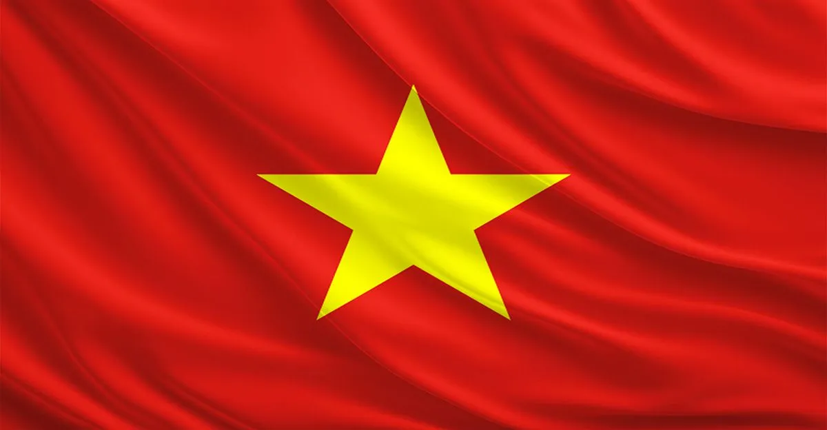 Background, ảnh cờ Việt Nam tung bay  File JPG 063