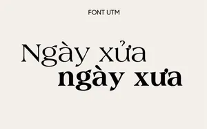 Font chữ Việt hóa có chân UTM-Americana