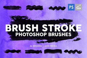 Bộ Brush 26 hiệu ứng cọ vẽ tay vẽ tuyệt đẹp cho photoshop