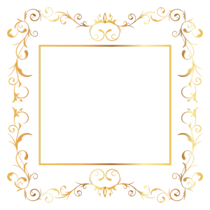 Mẫu khung hoa văn góc vuông cách tân sang trọng vector file PNG 045