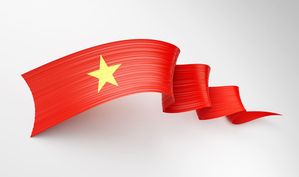 Ảnh dải cờ Việt Nam tung bay PNG mẫu số 121