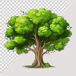 Ảnh cây xanh vector file PNG chất lượng cao - S022