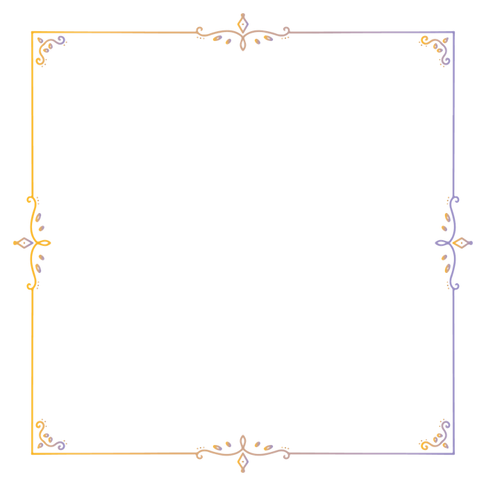 Mẫu khung hoa văn chất lượng cao vector File PNG 024