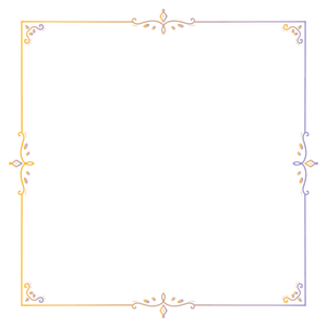 Mẫu khung hoa văn chất lượng cao vector File PNG 024