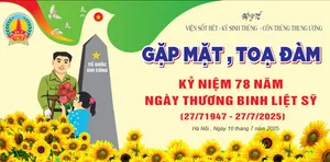 Mẫu Market buổi gặp mặt tọa đàm kỷ niệm 78 năm ngày thương binh liệt sĩ 27-7 file corel