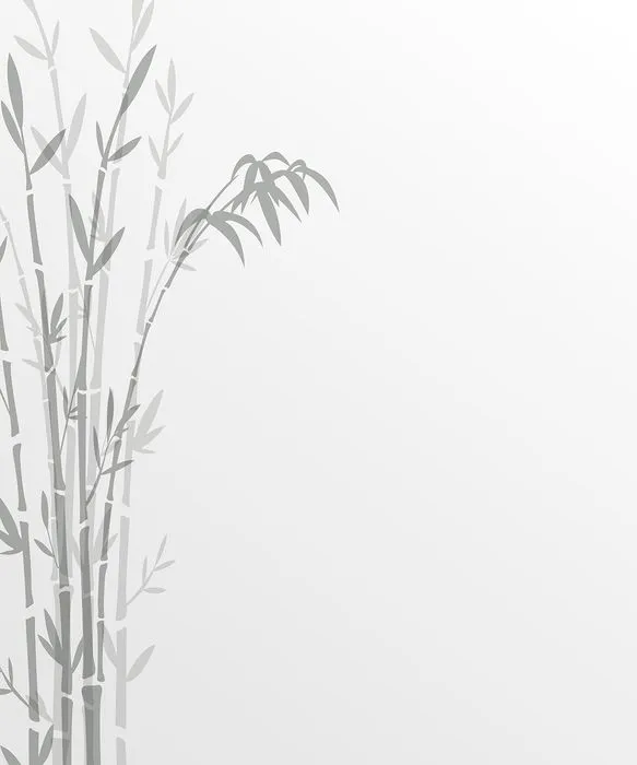Mẫu backgroud cây tre tranh màu nước thủy mặc file AI 058
