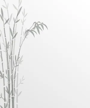 Mẫu backgroud cây tre tranh màu nước thủy mặc file AI 058
