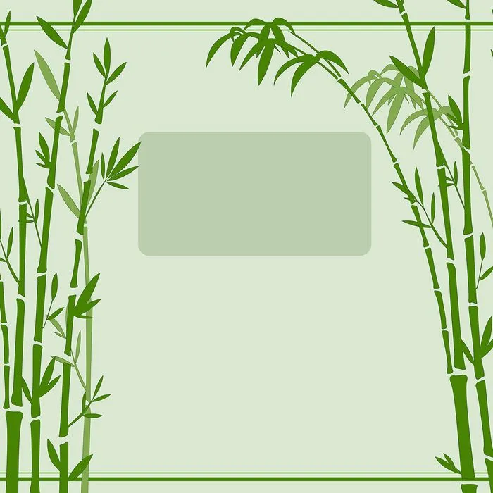 Mẫu backgroud cây tre tranh màu nước file AI 0560