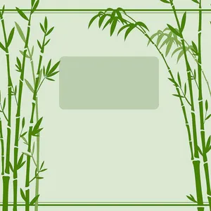 Mẫu backgroud cây tre tranh màu nước file AI 0560