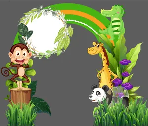 Mẫu cổng khu vui chơi phát triển vận động file corel 030
