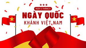 Mẫu banner chào mừng ngày quốc khánh Việt Nam 2-9 nền trắng PSD 36