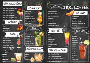 Menu combo đồ uống tổng hợp - File Corel