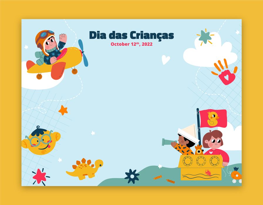 Mẫu banner, background website trẻ em vui chơi vector CR766