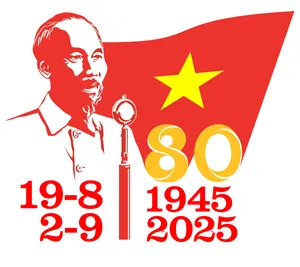 Vector biểu trưng logo kỷ nặm 80 năm 19-8 và 2-9 file corel 005