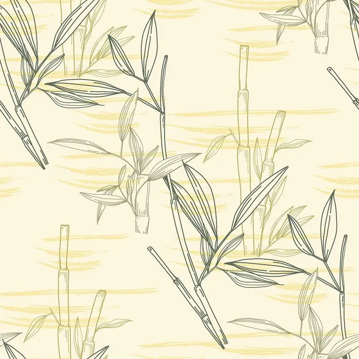 Mẫu pattern tre trúc phong cách trung hoa file AI 165