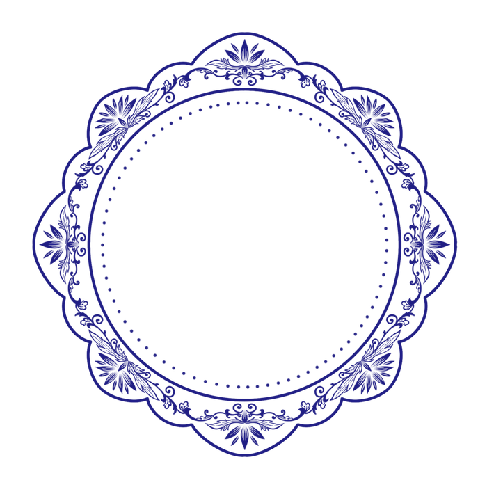 Mẫu khung hoa văn chất lượng cao vector File PNG 004