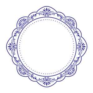 Mẫu khung hoa văn chất lượng cao vector File PNG 004