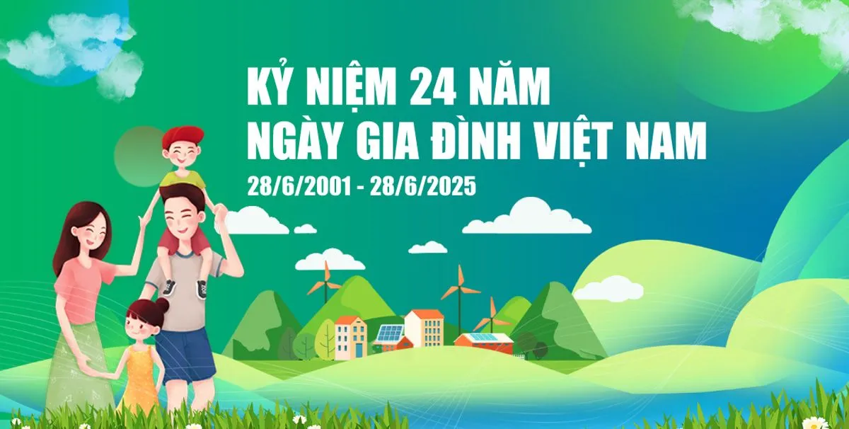 Background, phông nền kỷ niệm ngày gia đình Việt Nam chất lượng cao file corel