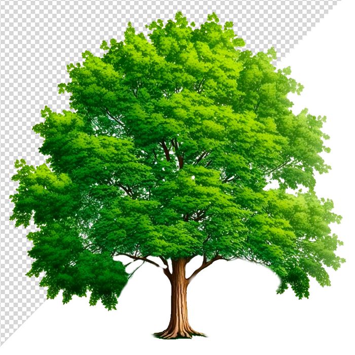 Ảnh cây xanh vector file PNG dạng pixel - S060