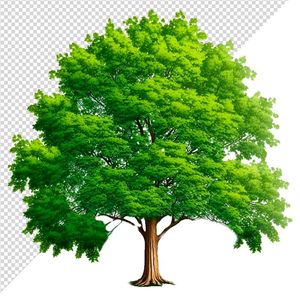Ảnh cây xanh vector file PNG dạng pixel - S060
