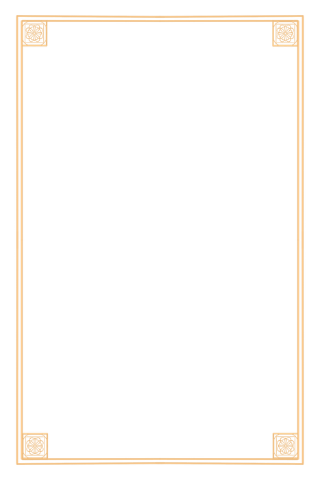 Mẫu khung hoa văn hình chữ nhật màu vàng gold sang trọng vector file PNG 037