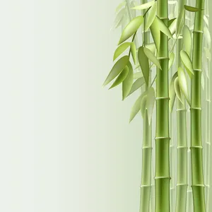 Mẫu backgroud cây tre màu xanh vector file AI 103