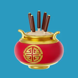 Ảnh minh họa hũ vàng 3D vector chất lượng cao CR005