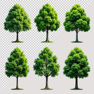 Ảnh cây xanh vector file PNG chất lượng cao - S030