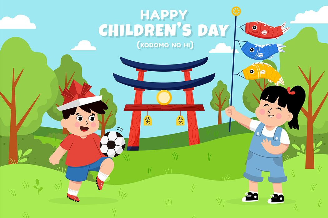 Ảnh banner, background trẻ em đá bóng mừng ngày lễ của trẻ - CR1177