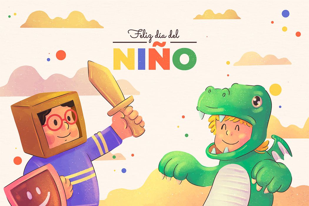 Mẫu banner, background trẻ em vui chơi hóa trang ngày lễ của trẻ vector - CR869