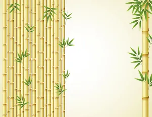 Backgroud cây tre phong cách tối giản file AI 005