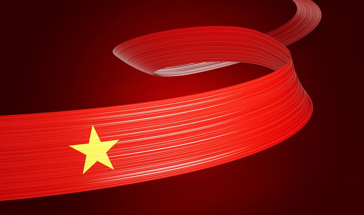 Ảnh dải cờ Việt Nam tung bay PNG mẫu số 126