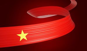Ảnh dải cờ Việt Nam tung bay PNG mẫu số 126