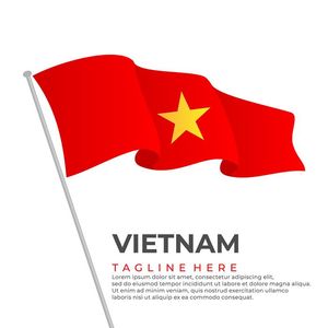 Ảnh cờ việt nam tung bay phấp phới mẫu số 160