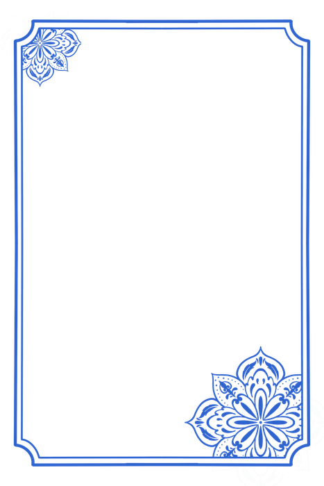 Mẫu khung hoa văn chất lượng cao vector File PNG 003