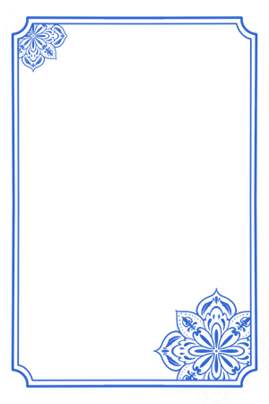Mẫu khung hoa văn chất lượng cao vector File PNG 003