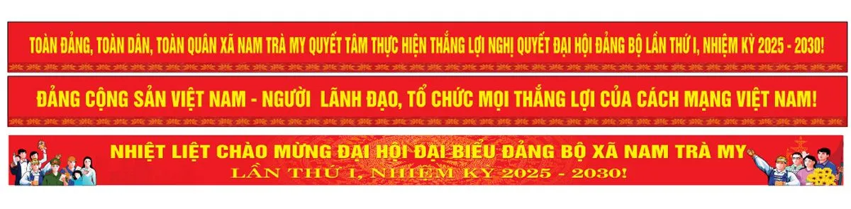 Băng rôn đai hội đại biểu đảng toàn quốc file corel 0014