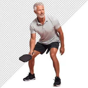 Ảnh vận động viên môn pickleball chất lượng cao - File PNG 009