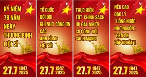 Phướn kỷ niệm 78 năm này thương binh liệt sĩ 27-7 chất lượng cao file corel