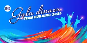Phông nền, background Gara Diner, team buiding 2025 File Corel