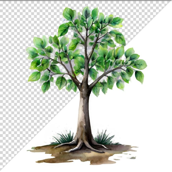 Ảnh cây xanh vector file PNG chất lương cao - S074