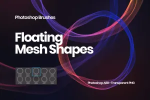 Bộ Brush 10 hiệu ứng vòng sáng  huyền ảo lấp lánh
