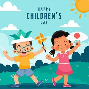 Mẫu poster trẻ em vui chơi ngày quốc tế thiếu nhi vector  CR579